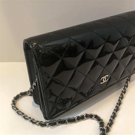 chanel bags quilted chain|chanel wallet on chain size.